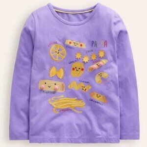 HTF NWT Mini Boden Printed Graphic T-Shirt